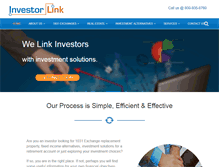 Tablet Screenshot of investorlink.com